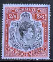 Bermuda 1938-53 KG6 2s6d (2nd printing Oct '40) mtd mint, SG 117 , stamps on , stamps on  kg6 , stamps on 