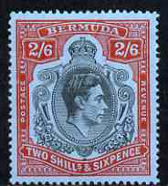 Bermuda 1938-53 KG6 2s6d (1943 printing) mtd mint, SG 117b , stamps on , stamps on  kg6 , stamps on 