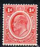 Nyasaland 1908-11 KE7 1d MCA mtd mint SG 74, stamps on , stamps on  ke7 , stamps on 