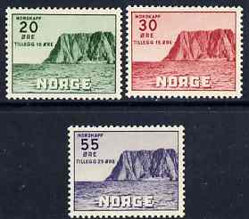 Norway 1953 Tourist Association Fund set of 3 unmounted mint, SG 442-44, stamps on 