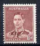 Australia 1937-39 KG6 1.5d maroon perf 15 x 14 unmounted mint SG 182, stamps on , stamps on  kg6 , stamps on 