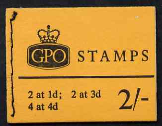 Great Britain 1965-67 Wilding Crowns phosphor 2s booklet (July 1967) complete SG N29p, stamps on , stamps on  stamps on booklet - great britain 1965-67 wilding crowns phosphor 2s booklet (july 1967) complete sg n29p