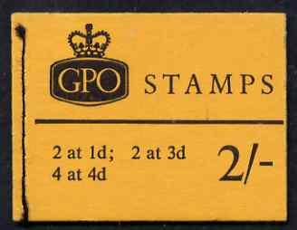 Great Britain 1965-67 Wilding Crowns phosphor 2s booklet (Oct 1967) complete SG N30p, stamps on , stamps on  stamps on booklet - great britain 1965-67 wilding crowns phosphor 2s booklet (oct 1967) complete sg n30p