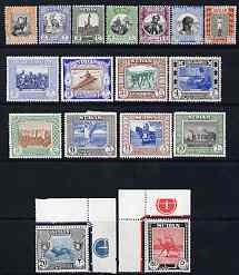Sudan 1951-61 Pictorial definitive set 17 vals complete unmounted mint SG123-39, stamps on 