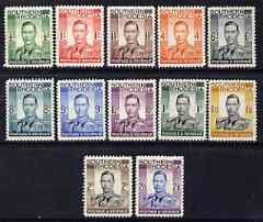 Southern Rhodesia 1937 KG6 definitive set to 2s6d mtd mint SG 40-51, stamps on , stamps on  stamps on , stamps on  stamps on  kg6 , stamps on  stamps on 