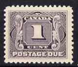 Canada 1906-28 Postage Due 1c dull violet unmounted mint SG D1, stamps on 