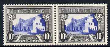 South Africa 1933-48 Groot Constantia 10s horiz pair unmounted mint but sl foxing, SG 64ca, stamps on , stamps on  stamps on south africa 1933-48 groot constantia 10s horiz pair unmounted mint but sl foxing, stamps on  stamps on  sg 64ca