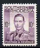 Southern Rhodesia 1937 KG6 def 10d purple unmounted mint, SG47, stamps on , stamps on  stamps on , stamps on  stamps on  kg6 , stamps on  stamps on 