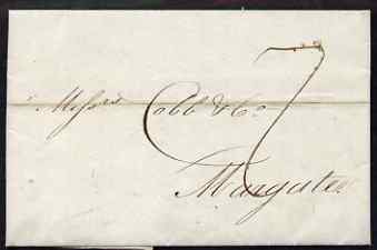 Great Britain 1811 entire to Margate with fine Bishop Mark, stamps on , stamps on  qv , stamps on 