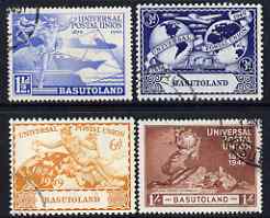Basutoland 1949 KG6 75th Anniversary of Universal Postal Union set of 4 fine cds used, SG38-41, stamps on , stamps on  kg6 , stamps on  upu , stamps on 
