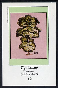 Eynhallow 1982 Trees (Elm) imperf deluxe sheet (£2 value) unmounted mint, stamps on trees