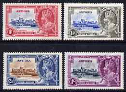 Antigua 1935 KG5 Silver Jubilee set of 4, mounted mint SG 91-4, stamps on , stamps on  kg5 , stamps on silver jubilee, stamps on castles