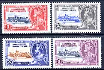 Somaliland 1935 KG5 Silver Jubilee set of 4, mounted mint SG 86-9