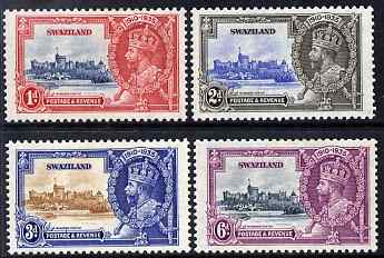 Swaziland 1935 KG5 Silver Jubilee set of 4, mounted mint SG 21-4, stamps on , stamps on  stamps on , stamps on  stamps on  kg5 , stamps on  stamps on silver jubilee, stamps on  stamps on castles