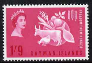 Cayman Islands 1963 Freedom From Hunger 1s9d unmounted mint, SG 180, stamps on food, stamps on agriculture, stamps on  ffh , stamps on freedom from hunger