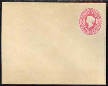 Leeward Islands QV 1d red p/stat envelope unused and fine, stamps on , stamps on  qv , stamps on 