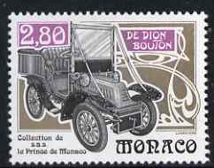 Monaco 1994 Vintage Car Collection of Prince Ranier III (De Dion Bouton) unmounted mint, SG 2188, stamps on cars