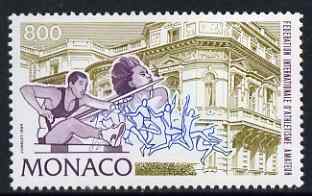 Monaco 1994 Inauguration of New Seat of International Amateur Athletics Federation unmounted mint, SG 2187, stamps on sport, stamps on athletics, stamps on javelin