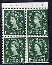 Great Britain 1961 Wilding Crowns 1.5d phos booklet pane of 4 with cyl G17, unmounted mint with trimmed perfs but rare, stamps on , stamps on  stamps on booklet pane - great britain 1961 wilding crowns 1.5d phos booklet pane of 4 with cyl g17, stamps on  stamps on  unmounted mint with trimmed perfs but rare