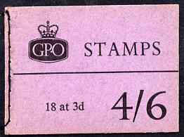 Great Britain 1960 4s6d voucher booklet (without stamps) as sent to advertisers as a sample proof, stamps on , stamps on  stamps on booklet - great britain 1960 4s6d voucher booklet (without stamps) as sent to advertisers as a sample proof