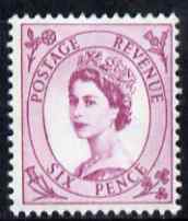 Great Britain 1960-67 Wilding 6d purple Crowns phos unmounted mint SG 617, stamps on 