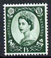 Great Britain 1960-67 Wilding 1s3d green Crowns phos unmounted mint SG 618, stamps on , stamps on  stamps on great britain 1960-67 wilding 1s3d green crowns phos unmounted mint sg 618