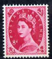 Great Britain 1960-67 Wilding 8d magenta Crowns phos unmounted mint SG 617b, stamps on 