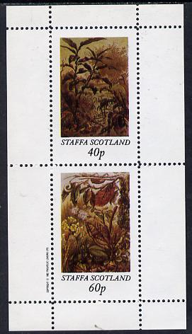 Staffa 1982 Insects perf  set of 2 values (40p & 60p) unmounted mint, stamps on , stamps on  stamps on insects