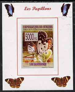 Guinea - Conakry 2008 Butterflies #3 individual imperf deluxe sheet unmounted mint. Note this item is privately produced and is offered purely on its thematic appeal, stamps on , stamps on  stamps on butterflies