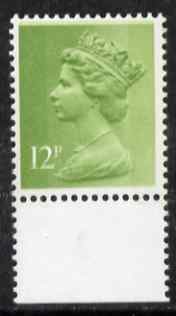 Great Britain 1971-91 Machin 12p (ex Wedgwood bklt) with double print, particularly noticeable at top, unmounted mint, stamps on , stamps on  stamps on great britain 1971-91 machin 12p (ex wedgwood bklt) with double print, stamps on  stamps on  particularly noticeable at top, stamps on  stamps on  unmounted mint