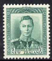 New Zealand 1938-44 KG6 1/2d green unmounted mint, SG 603, stamps on , stamps on  stamps on , stamps on  stamps on  kg6 , stamps on  stamps on 