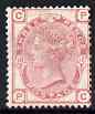 Great Britain 1873-80 3d pale-rose plate 18 mounted mint short perf at right otherwise fine SG144, stamps on , stamps on  qv , stamps on 