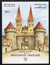 France 1971 Red Cross Booklet (Works by Greuze) complete & pristine, SG XSB21, stamps on red cross