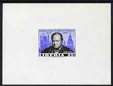 Liberia 1966 Churchill Commemoration 25c imperf deluxe sheet unmounted mint as SG 926, stamps on , stamps on  stamps on churchill, stamps on  stamps on personalities, stamps on  stamps on london