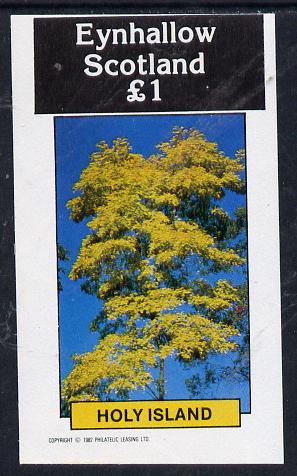 Eynhallow 1982 Trees imperf souvenir sheet (£1 value) unmounted mint, stamps on trees