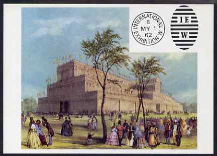 Postcard - Great Exhibition of 1851 PPC produced by National Postal Museum unused and fine, stamps on exhibitions, stamps on london