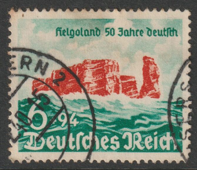 Germany 1940 Heligoland 50th Anniv fine cds used SG738, stamps on , stamps on  stamps on 