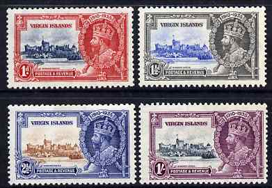 British Virgin Islands 1935 KG5 Silver Jubilee set of 4, mounted mint SG 103-6, stamps on , stamps on  stamps on , stamps on  stamps on  kg5 , stamps on  stamps on silver jubilee, stamps on  stamps on castles