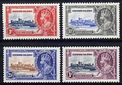Leeward Islands 1935 KG5 Silver Jubilee set of 4, mounted mint SG 88-91, stamps on , stamps on  stamps on , stamps on  stamps on  kg5 , stamps on  stamps on silver jubilee, stamps on  stamps on castles