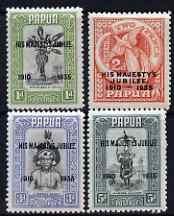 Papua 1935 KG5 Silver Jubilee set of 4, mounted mint SG 150-53, stamps on , stamps on  stamps on , stamps on  stamps on  kg5 , stamps on  stamps on silver jubilee