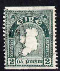 Ireland 1922-34 Map 2d coil imperf x 14 fine cds used, SG 74a, stamps on maps