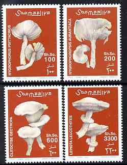 Somalia 2002 Fungi perf set of 4 unmounted mint. Note this item is privately produced and is offered purely on its thematic appeal Michel 962-5, stamps on , stamps on  stamps on fungi