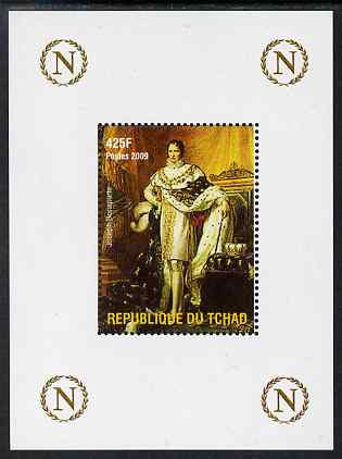 Chad 2009 Napoleon #9 Joseph Bonaparte - King of Spain perf deluxe sheet unmounted mint