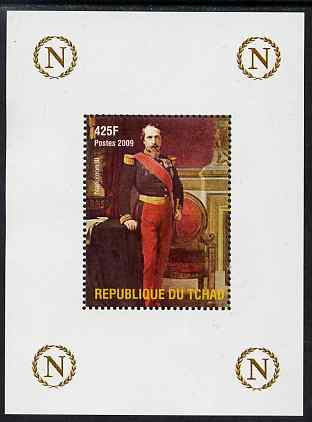 Chad 2009 Napoleon #6 Napoleon III perf deluxe sheet unmounted mint. Note this item is privately produced and is offered purely on its thematic appeal. , stamps on personalities, stamps on napoleon, stamps on   , stamps on dictators.