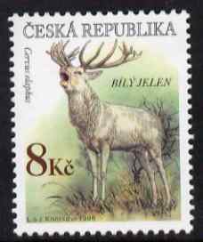 Czech Republic 1998 White Deer 8kc from Endangered Species set unmounted mint, SG 189