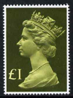 Great Britain 1977-87 Machin - Large For mat 1 unmounted mint SG 1026, stamps on machins
