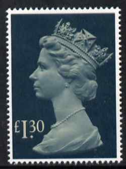 Great Britain 1977-87 Machin - Large Format Â£1.30 unmounted mint SG 1026b, stamps on , stamps on  stamps on machins