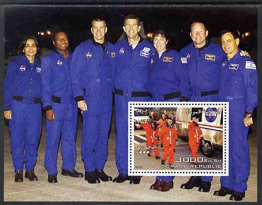 Somalia 2003 Space Shuttle #2 perf m/sheet unmounted mint, stamps on , stamps on  stamps on space, stamps on  stamps on shuttle