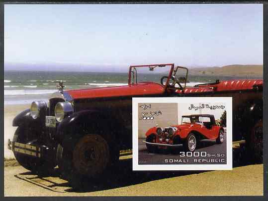 Somalia 2004 Early Cars #1 imperf m/sheet unmounted mint. Note this item is privately produced and is offered purely on its thematic appeal, stamps on cars