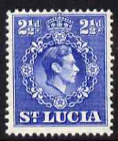 St Lucia 1938-48 KG6 2.5d ultramarine perf 14.5 x 14 unmounted mint SG 132, stamps on , stamps on  stamps on , stamps on  stamps on  kg6 , stamps on  stamps on 